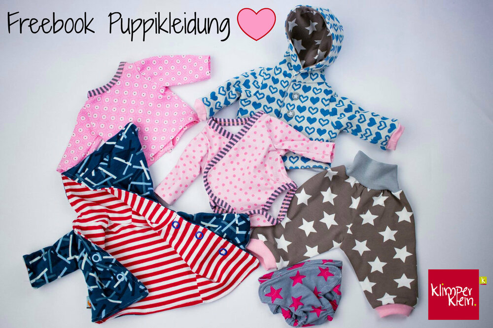 Bild 1 von Puppi zieht sich an! Schnittmuster und Anleitung für eine kleine Puppenkollektion