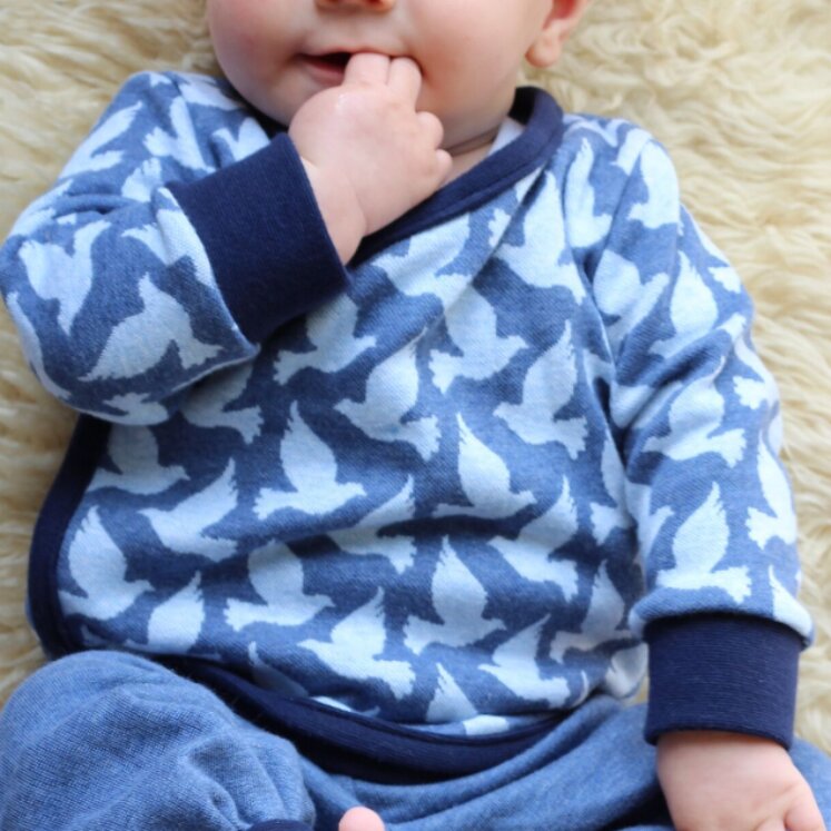 Bild 1 von Klimperklein ebook Wickelshirt Gr. 44 - 104 Wickeloptik, Wickeljacke, auch zum Wenden