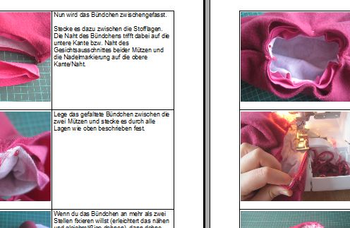 Bild 1 von Klimperklein eBook Wendezipfelschlupfmütze Gr. 40/42 - 58/60 mit Beamerdatei Schlupfmütze
