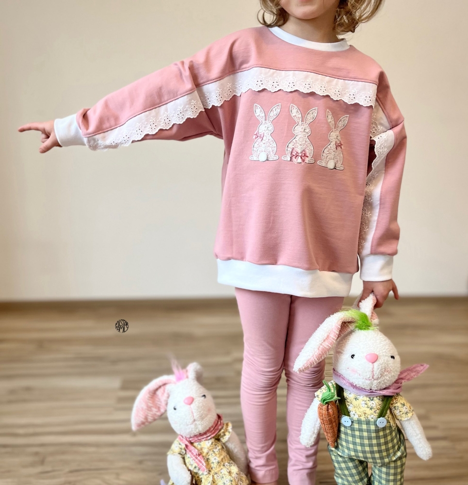 Bild 1 von Klimperklein eBook Sportlicher Sweater 104 bis 170 Schnittmuster mit 3 Teilungen Beamerdatei Ebenen