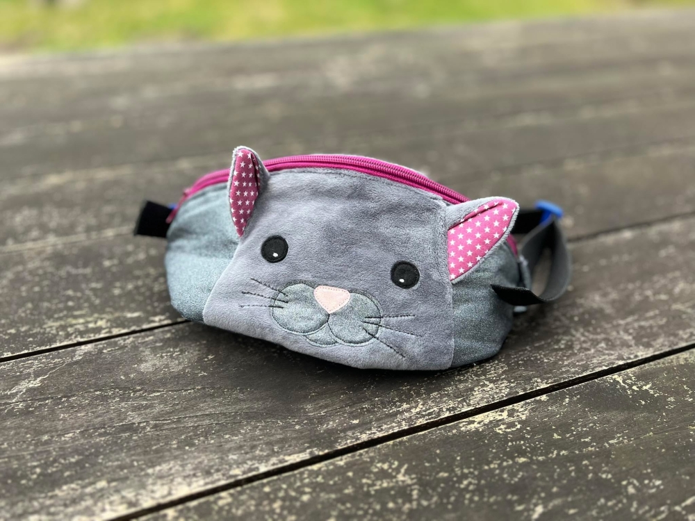 Bild 1 von Klimperklein eBook Tierisches Hipbag Hund Katze Maus Hase Komplettanleitung und Schnittmuster