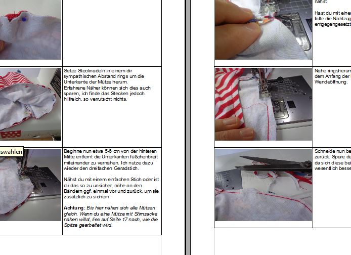Bild 1 von Klimperklein eBook Wendebindemütze Gr. 33/35 - 53/55 Zwergenmütze Bindemütze Wendemütze