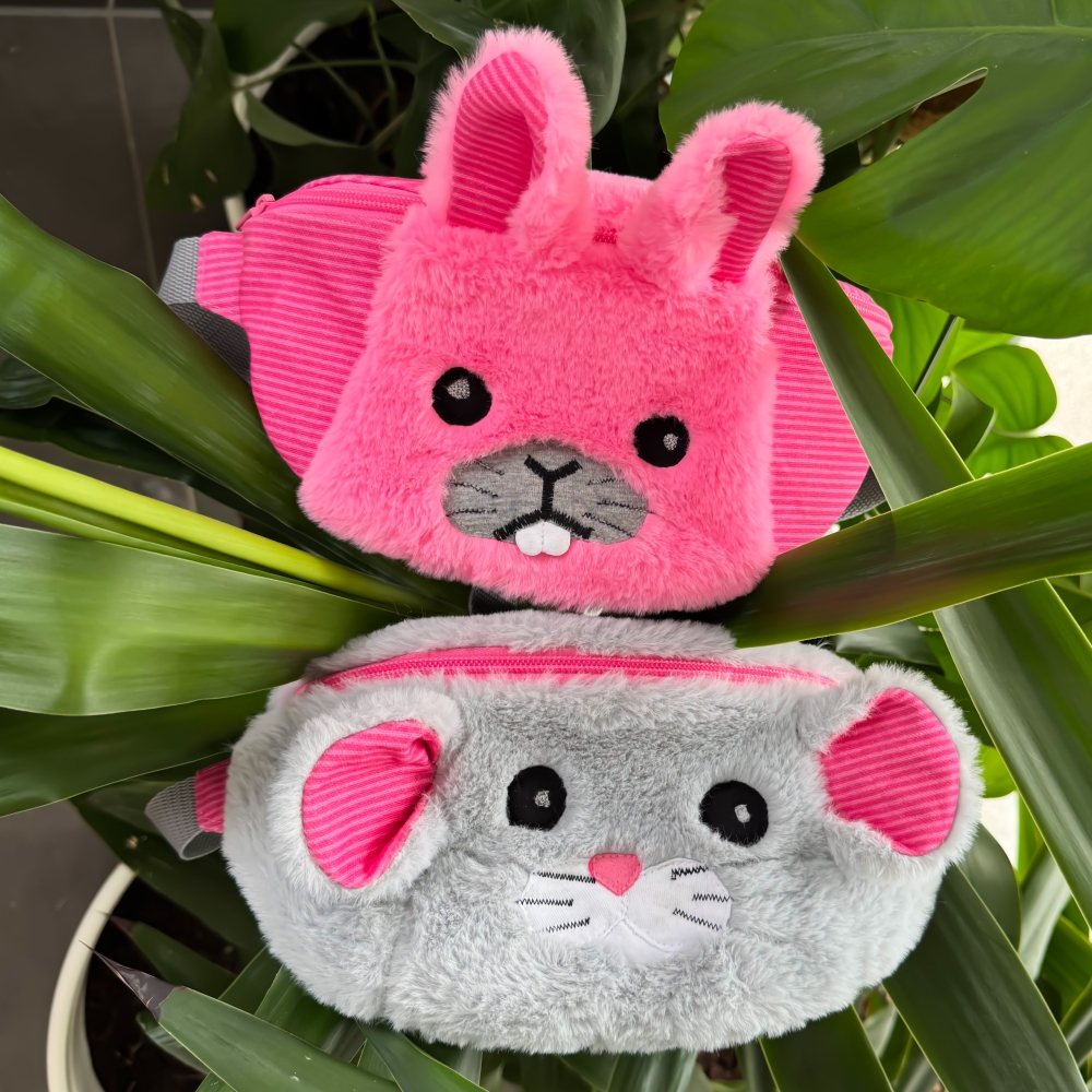 Bild 1 von Klimperklein eBook Tierisches Hipbag Hund Katze Maus Hase Komplettanleitung und Schnittmuster