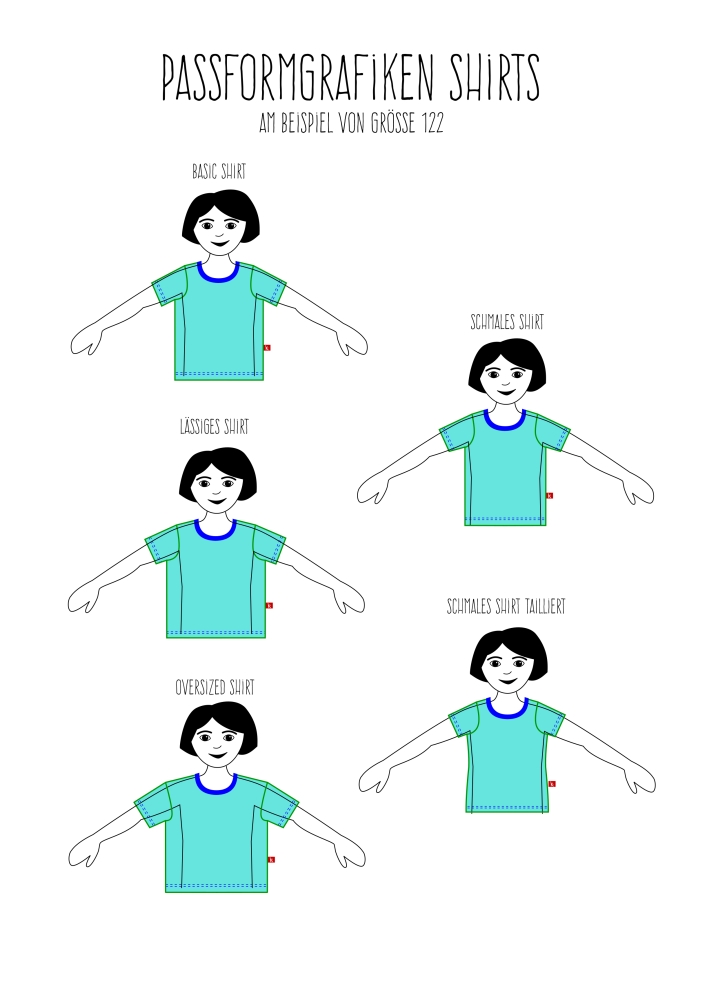 Bild 1 von Klimperklein eBook Oversized Shirt - Übergroßes Shirt Größe 104-170 mit Beamerdatei