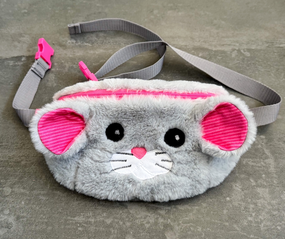 Bild 1 von Klimperklein eBook Tierisches Hipbag Hund Katze Maus Hase Komplettanleitung und Schnittmuster