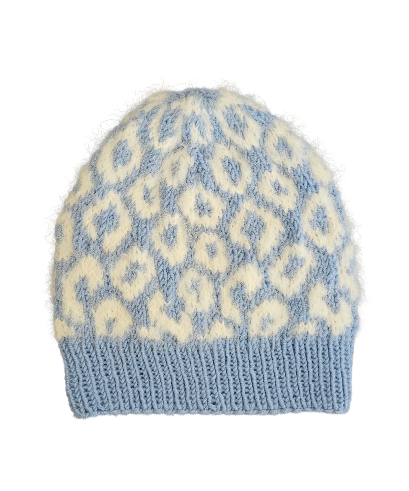 Bild 1 von Leopardenmütze CHUNKY Strickanleitung in 4 Größen Strickmuster Leomütze 48 bis 60 cm Kopfumfang