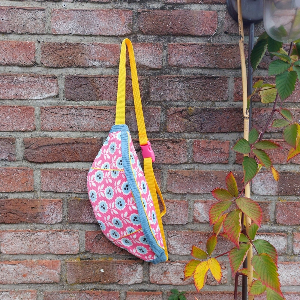 Bild 1 von Fancy Hipbag - geräumige Colorblock-Bauchtasche mit raffiniertem Innenleben