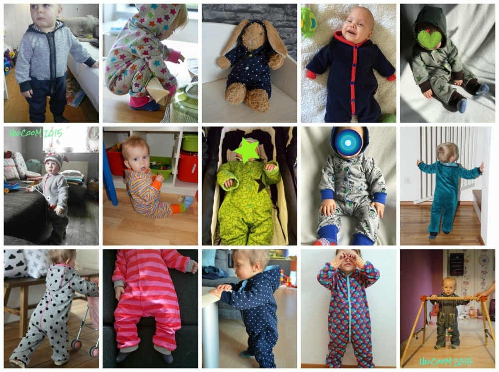 Bild 1 von Klimperklein eBook Kuschelanzug Gr.  44 - 104 mit und ohne Kapuze