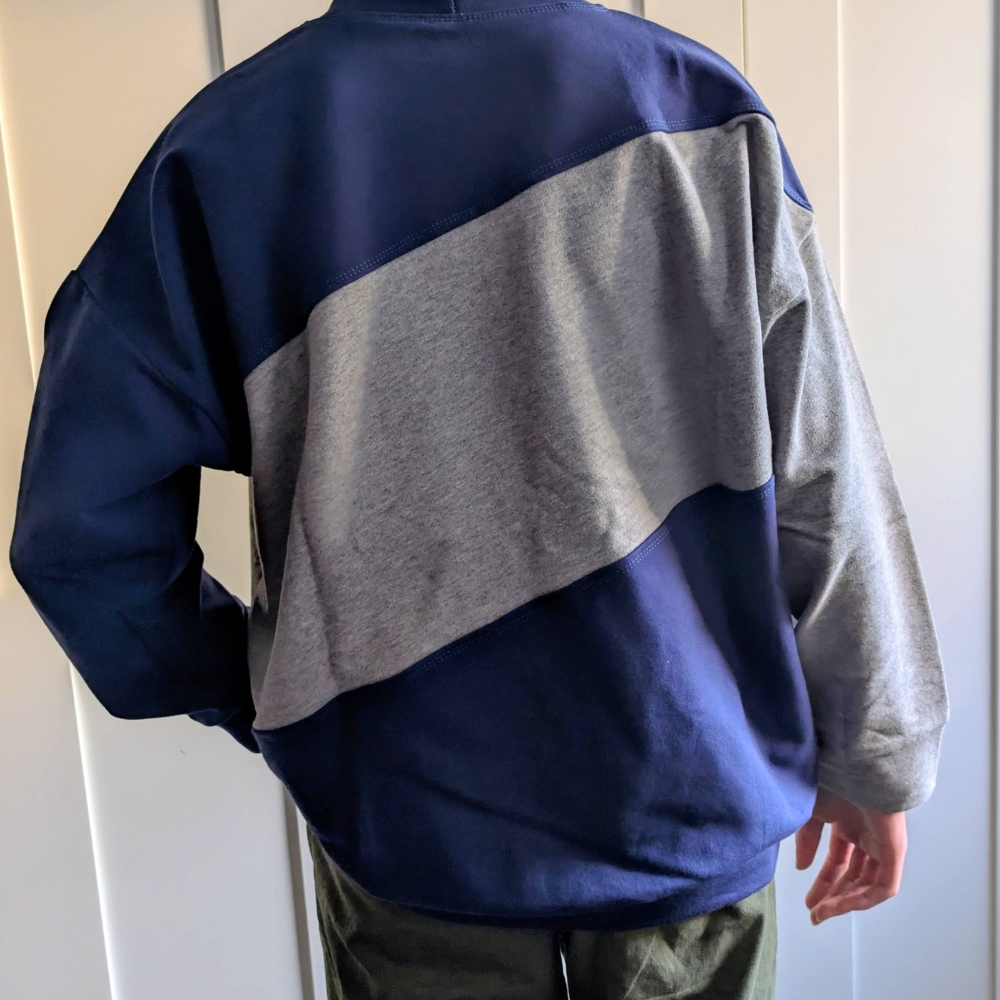 Bild 1 von Klimperklein eBook Sportlicher Sweater 104 bis 170 Schnittmuster mit 3 Teilungen Beamerdatei Ebenen
