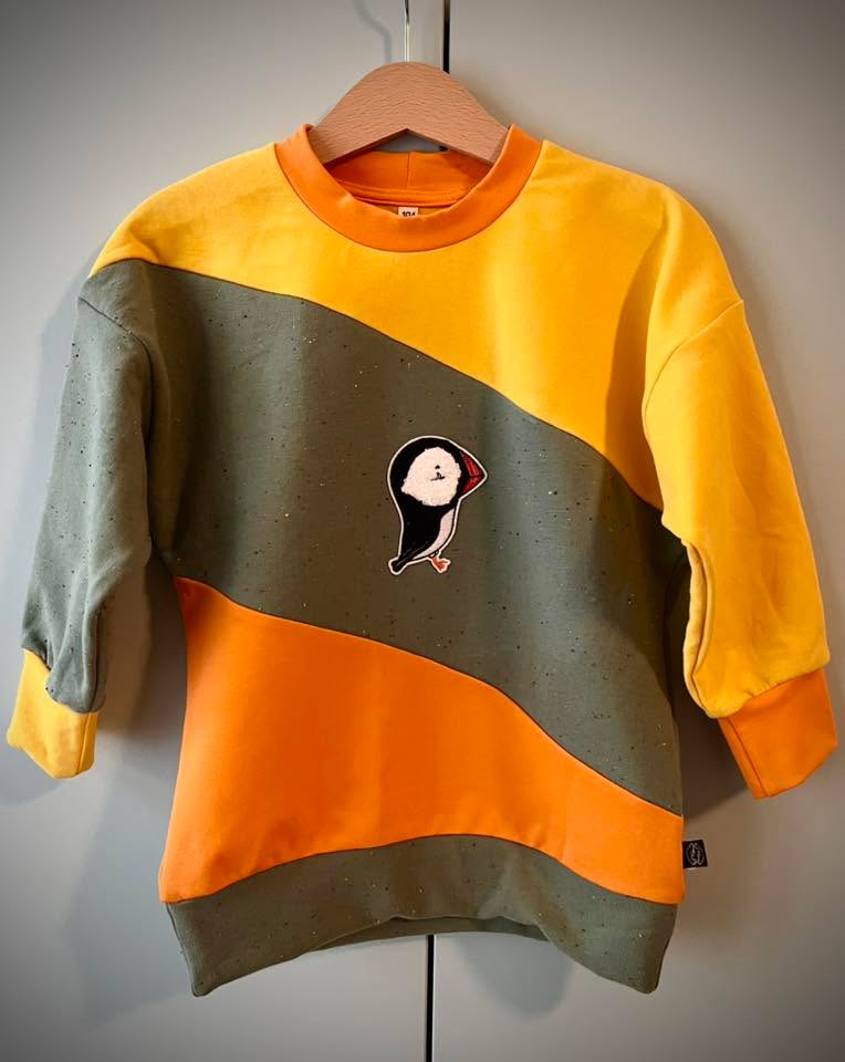 Bild 1 von Klimperklein eBook Sportlicher Sweater 104 bis 170 Schnittmuster mit 3 Teilungen Beamerdatei Ebenen