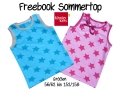 Klimperklein FreeBook Sommertop Größe 56/62 bis 152/158