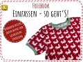 Freebie Anleitung Kantenversäuberung bei Jersey: Einfassen, Bündchenstreifen