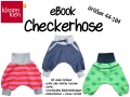 Bild 1 von Klimperklein ebook Checkerhose Größe 44-104 mit Beamerdatei Baggyhose  Mitwachshose