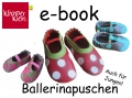 Klimperklein ebook Ballerinapuschen Gr. 18/19-26/27 Lederpuschen Puschen Krabbelschuhe Barfußschuhe