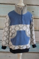 Bild 3 von Klimperklein Stoffmixpulli Jungs mit Webware 74-164 mit Kragenoption